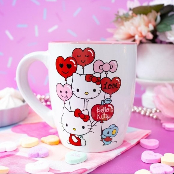 New hello kitty balloons bowl and mug set - Picture 9 of 10